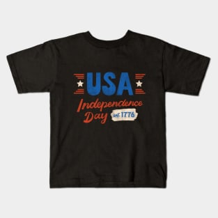 USA Independece Day est. 1776 Kids T-Shirt